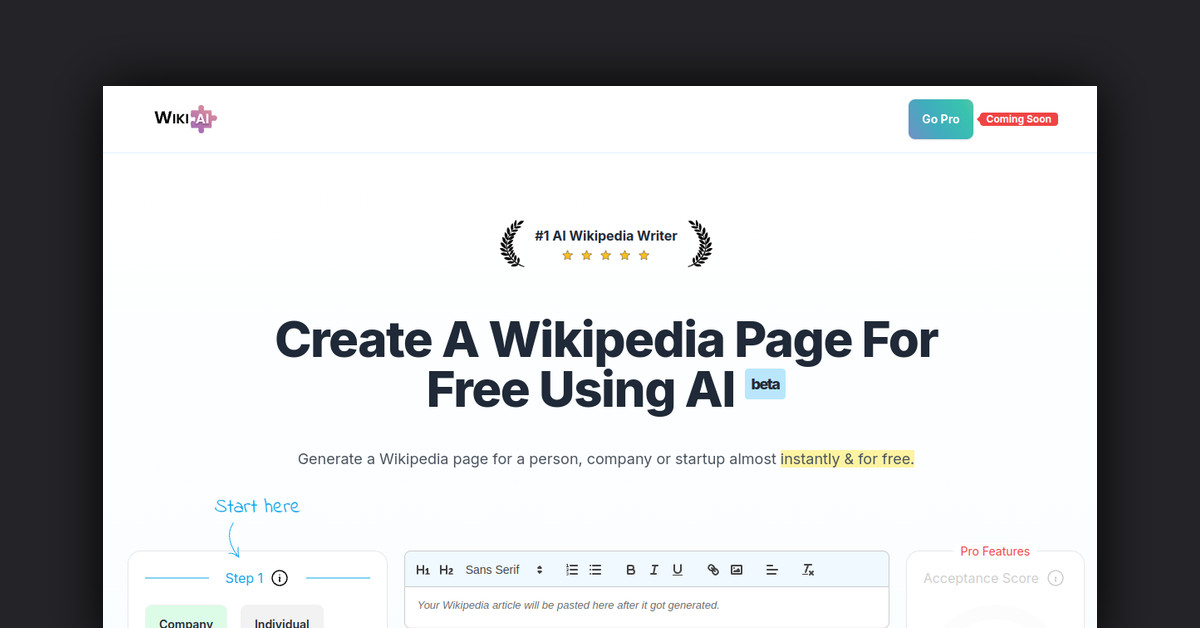 Wikipedia Article AI Showcase