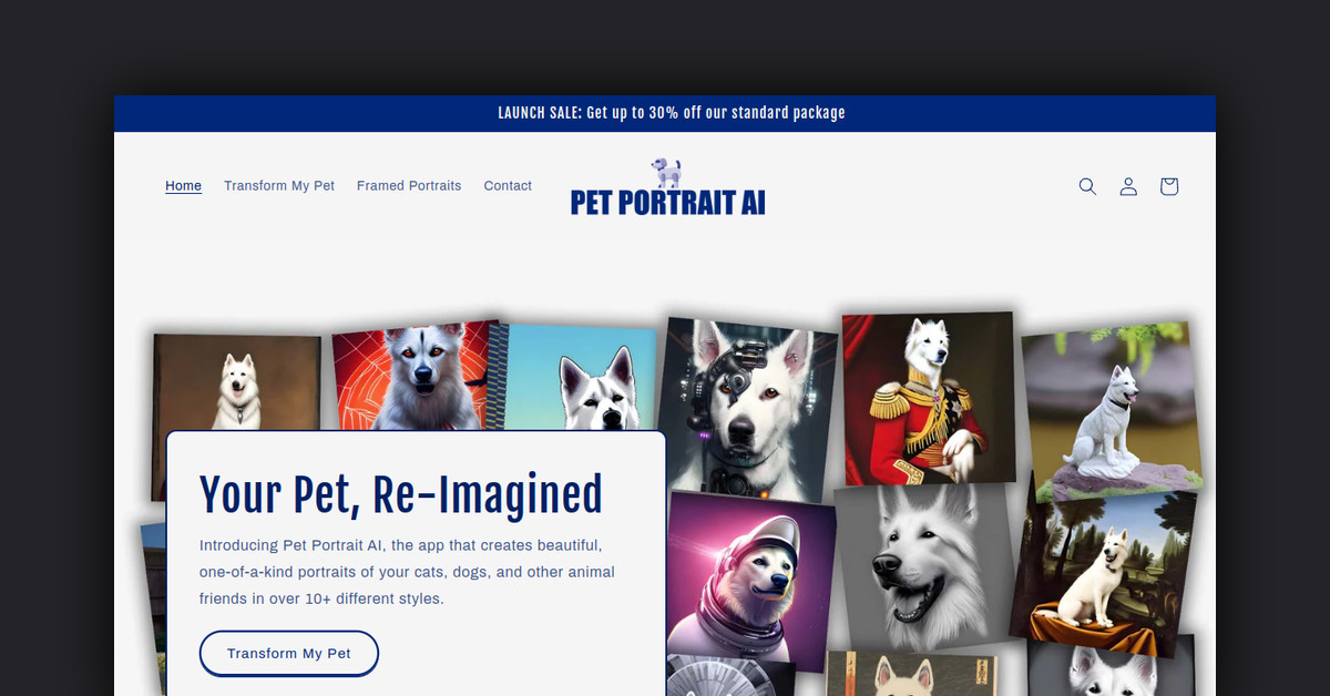 Pet Portrait Showcase