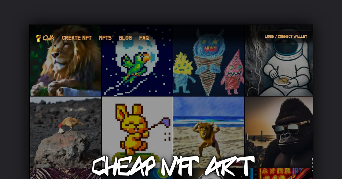 CheapNFT.Art Showcase