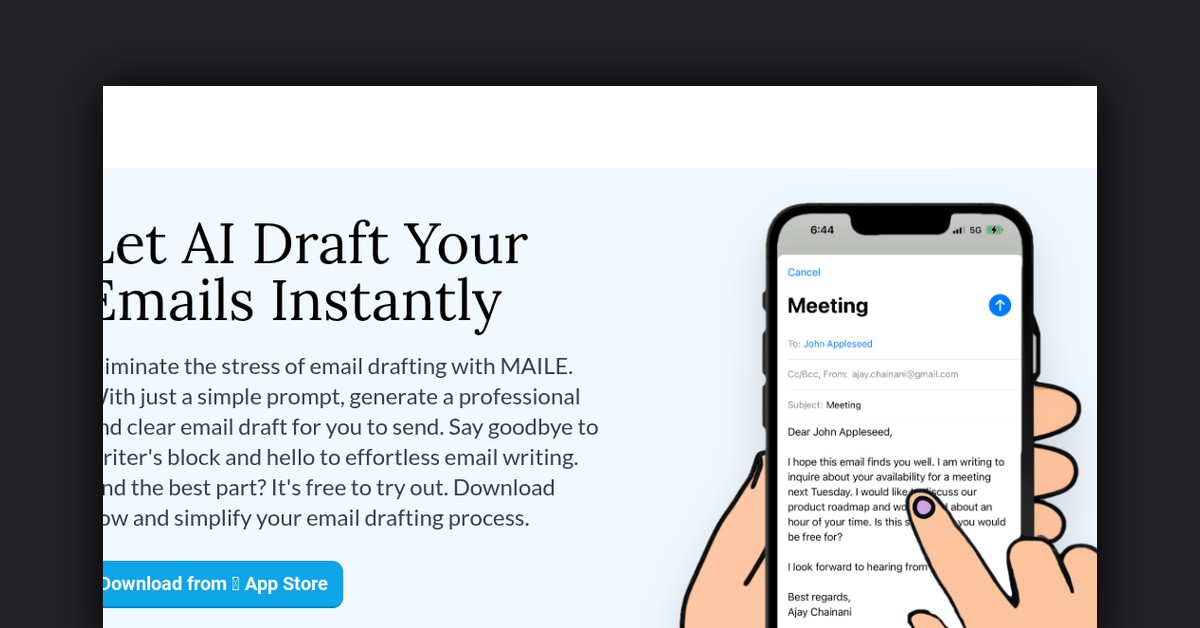 MAILE for iPhone Showcase