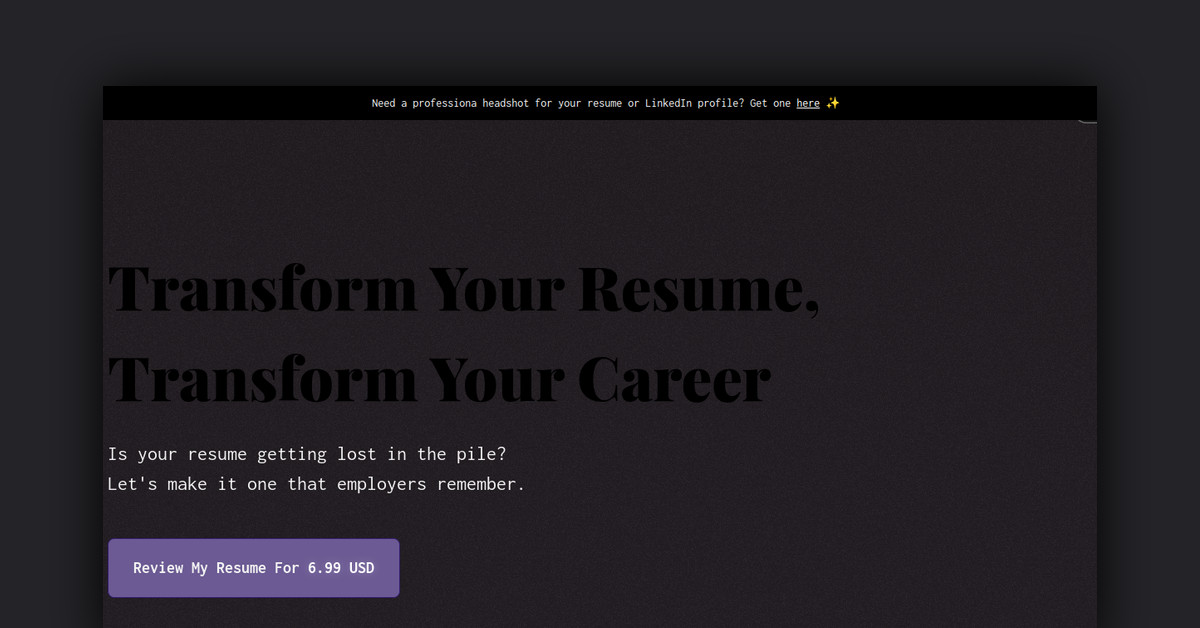 AI Resume Checker Showcase
