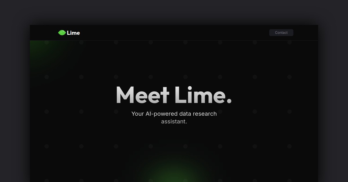 Lime AI Showcase