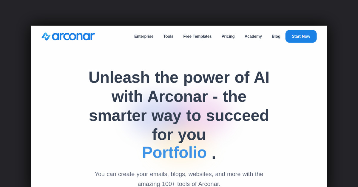 Arconar Showcase