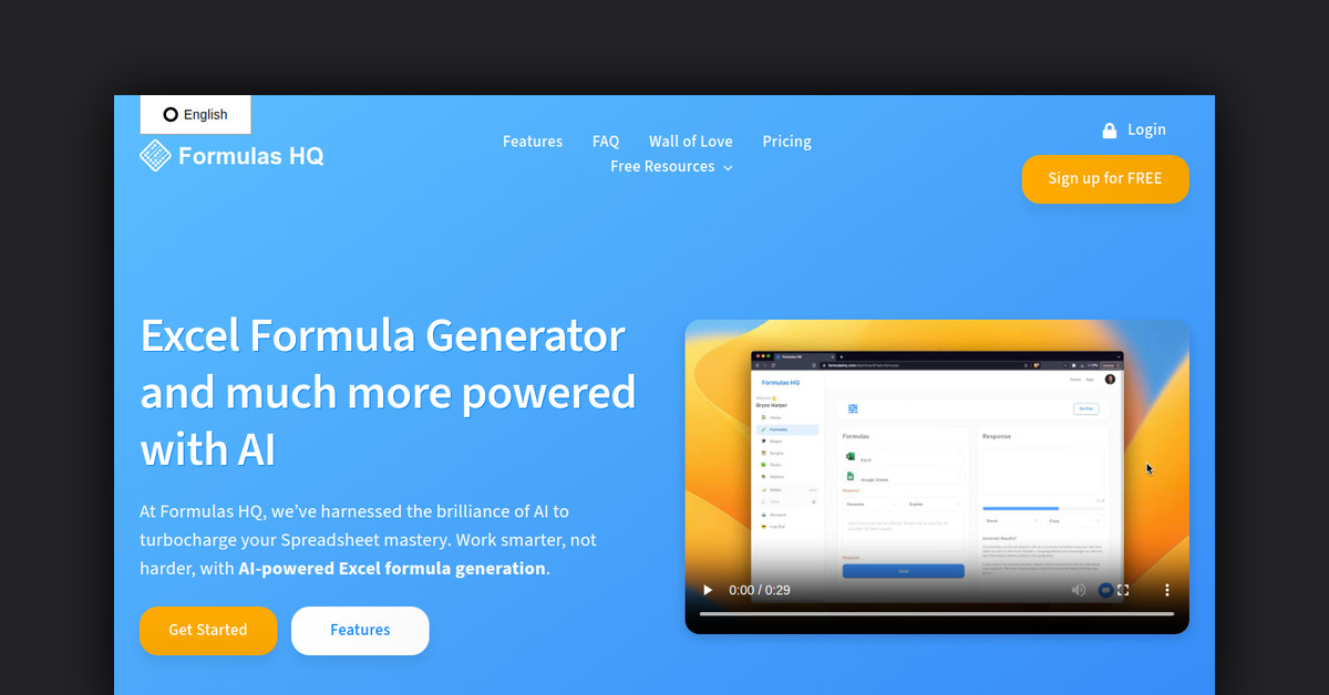 Formulas HQ Showcase