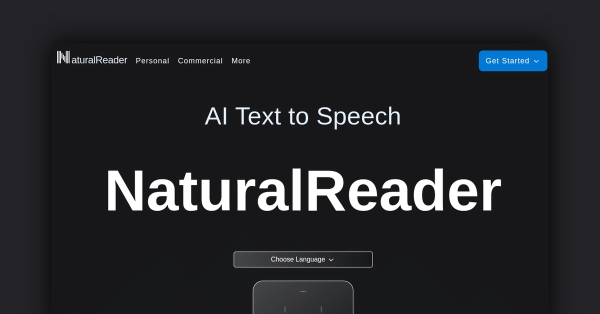 NaturalReader Showcase
