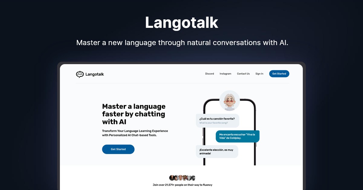 Langotalk Showcase