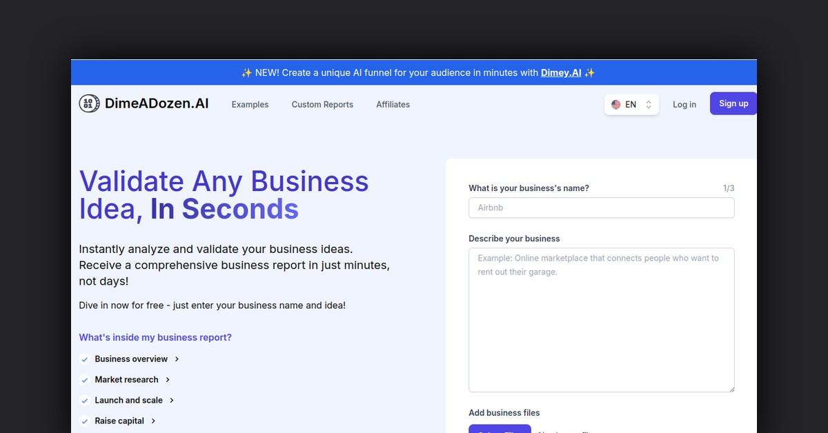 Dime A Dozen Showcase