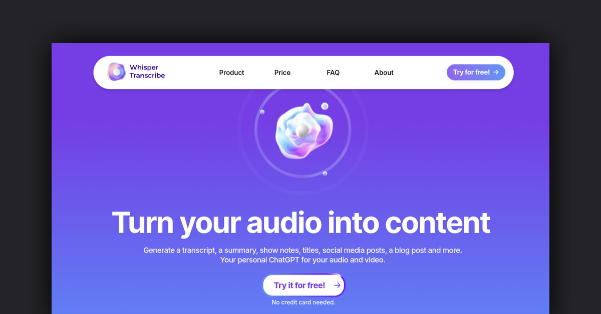 WhisperTranscribe Showcase