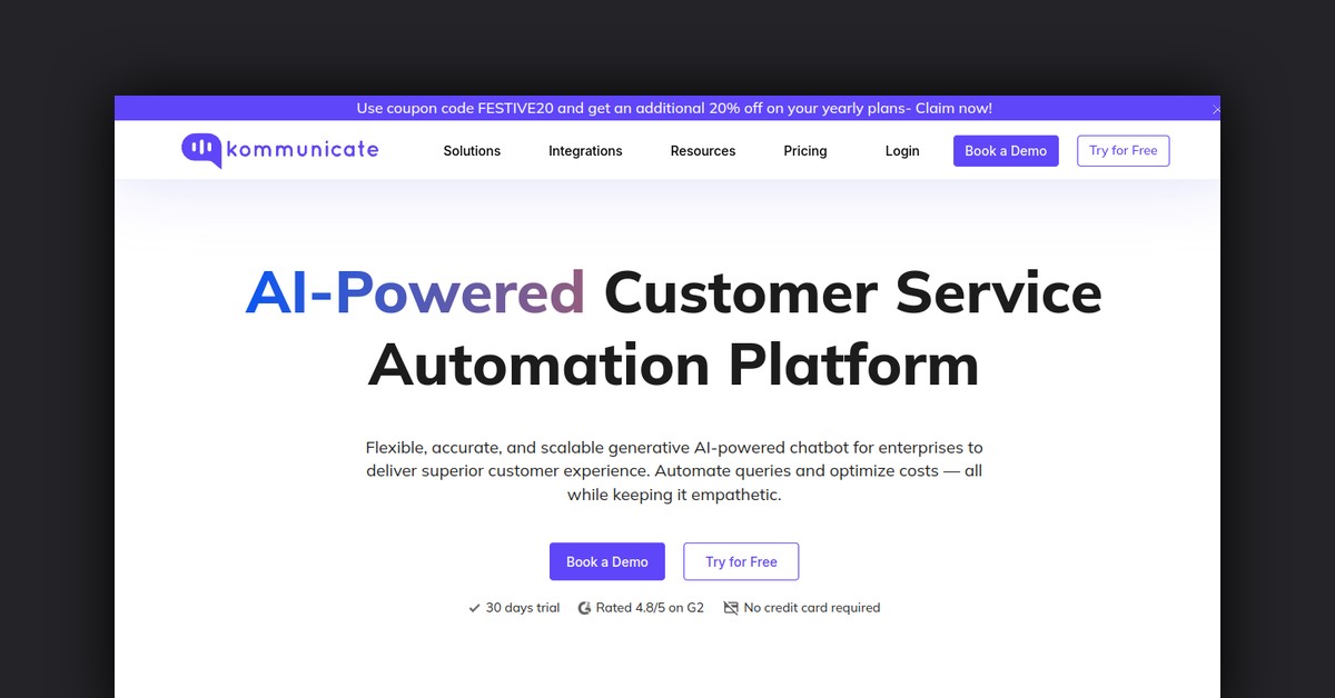 Kommunicate Showcase