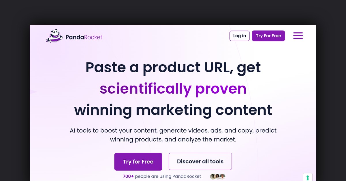 Pandarocket Showcase