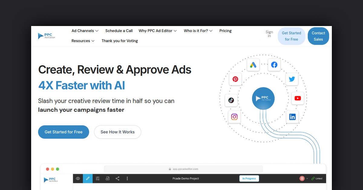 PPC Ad editor Showcase