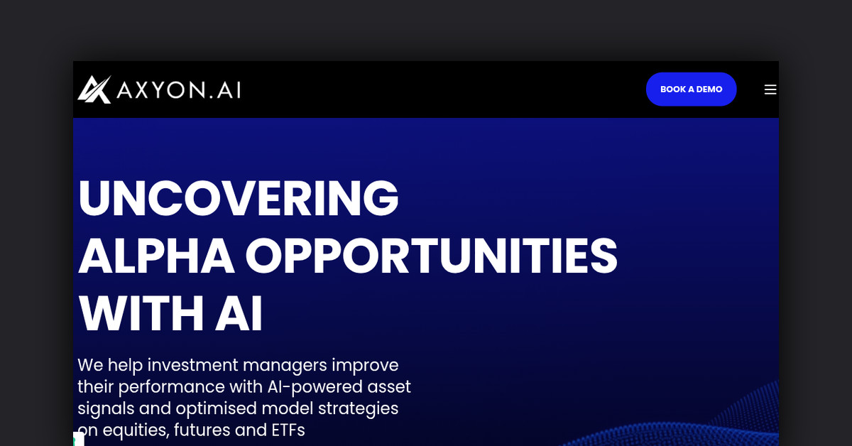 Axyon AI Showcase