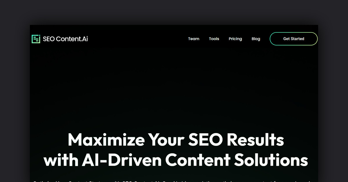 SEO Content AI Showcase