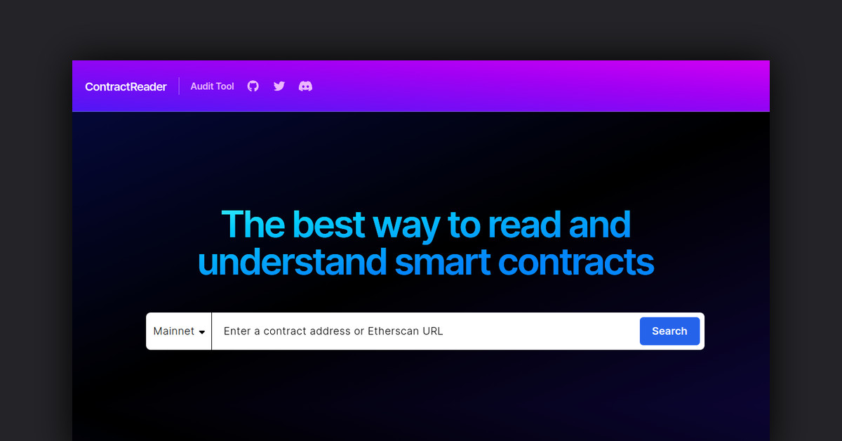 ContractReader Showcase