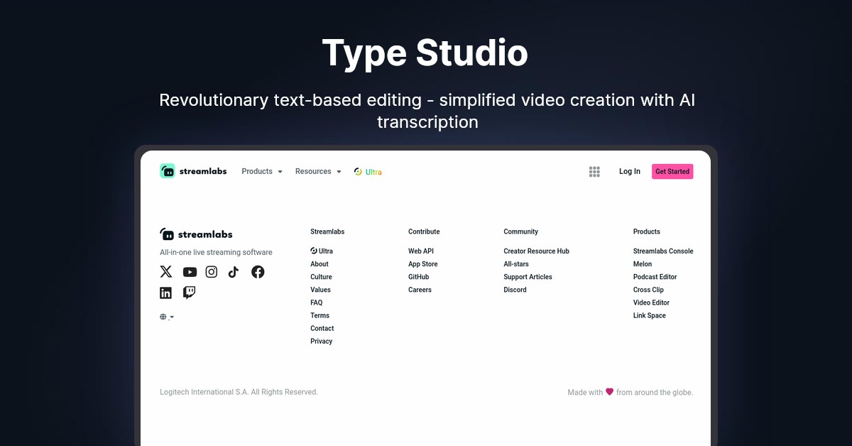 Type Studio Showcase