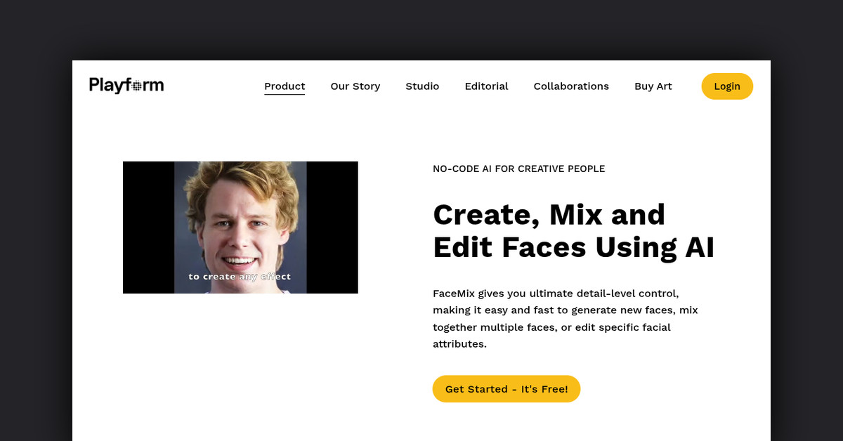 Face Mix by Playform Showcase