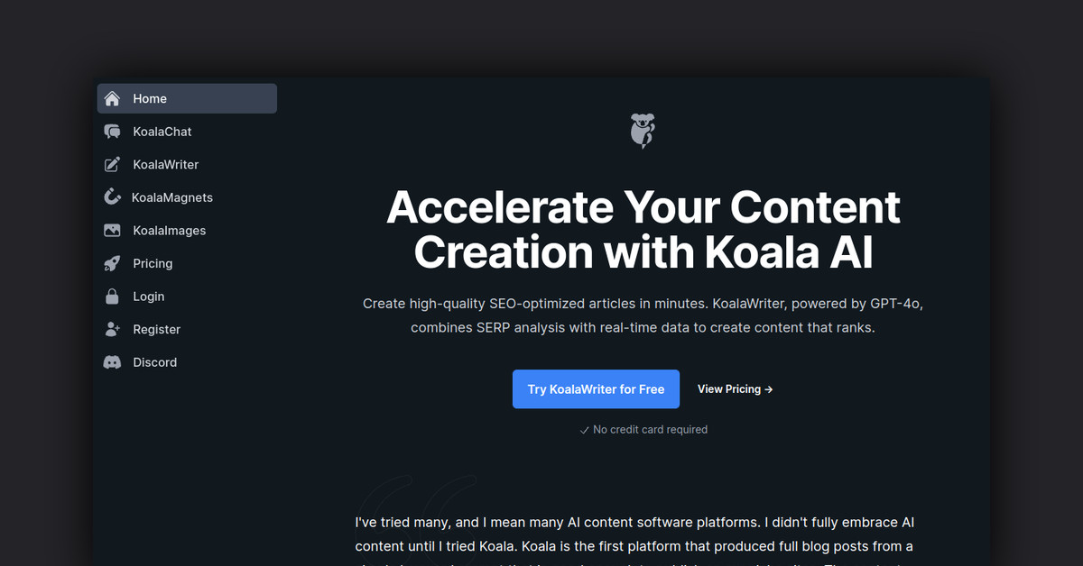KoalaChat Showcase