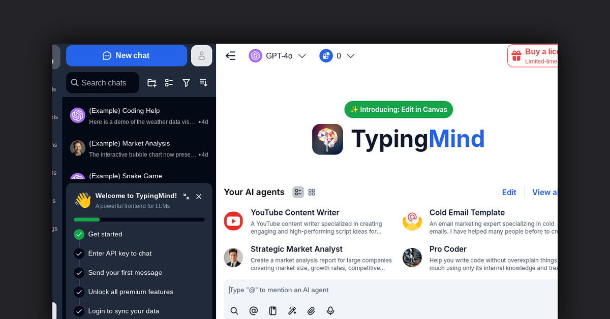 TypingMind Showcase