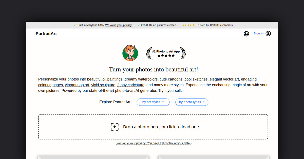 PortraitArt Showcase