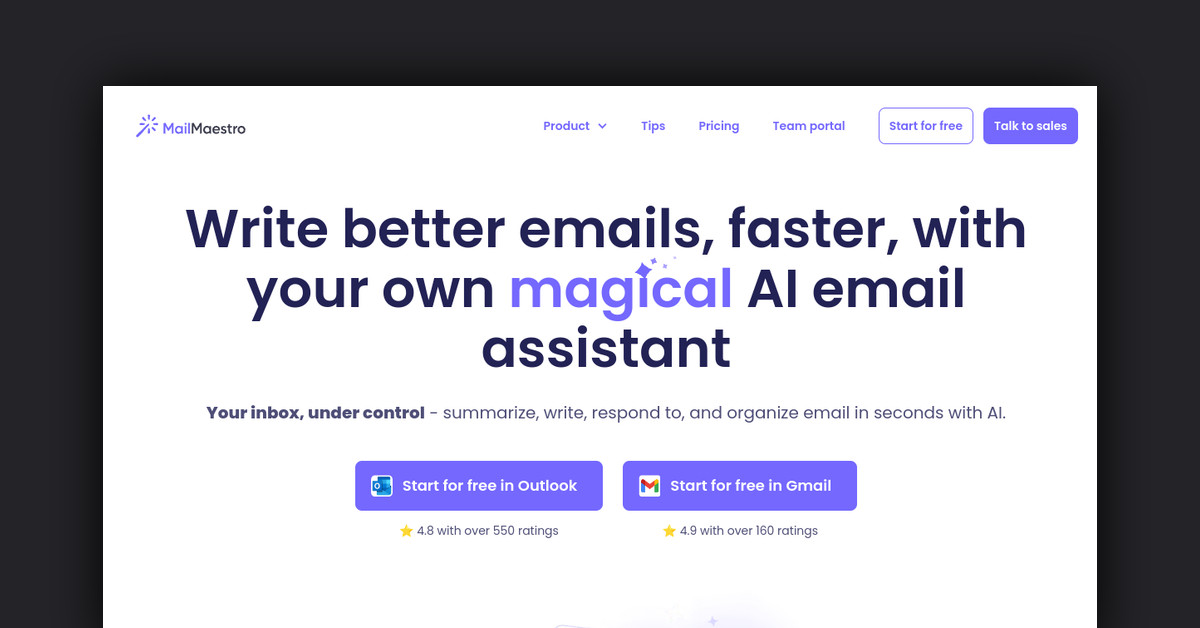 MailMaestro Showcase