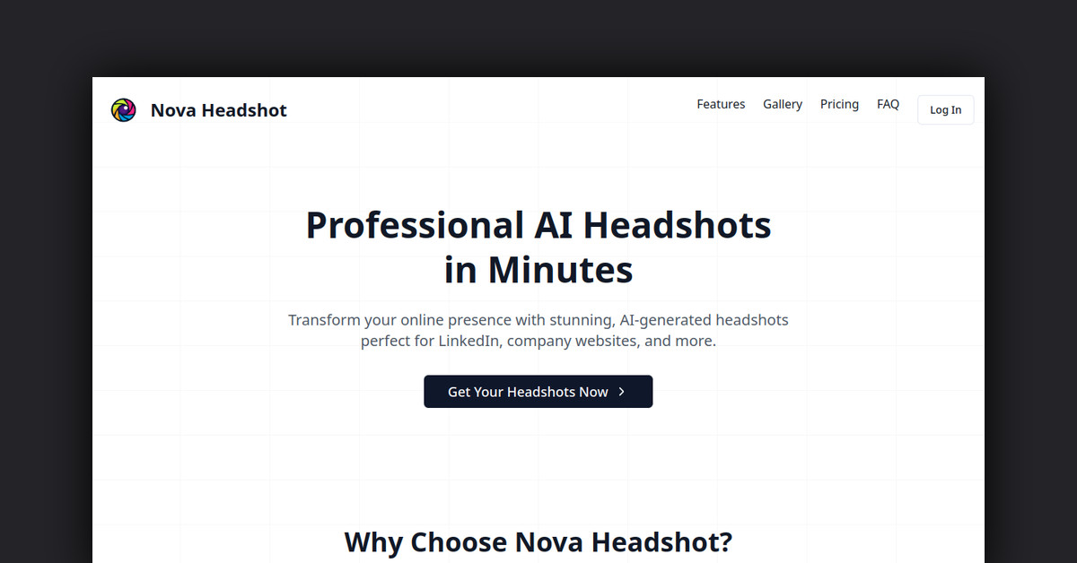 Nova Headshot Showcase