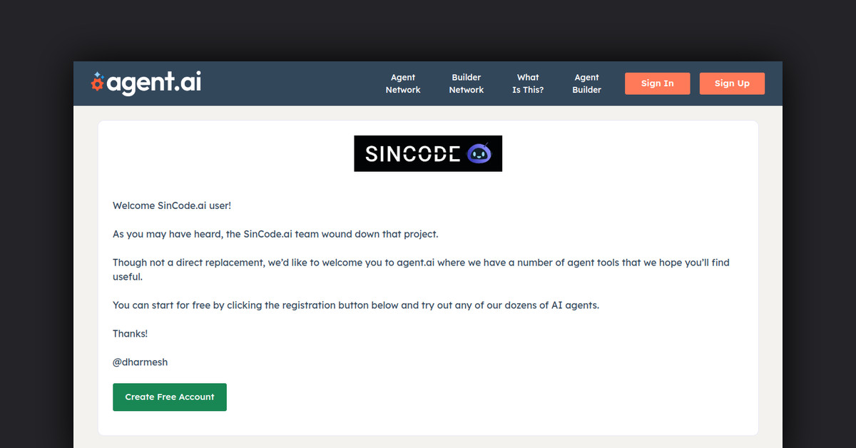 SinCode AI Showcase
