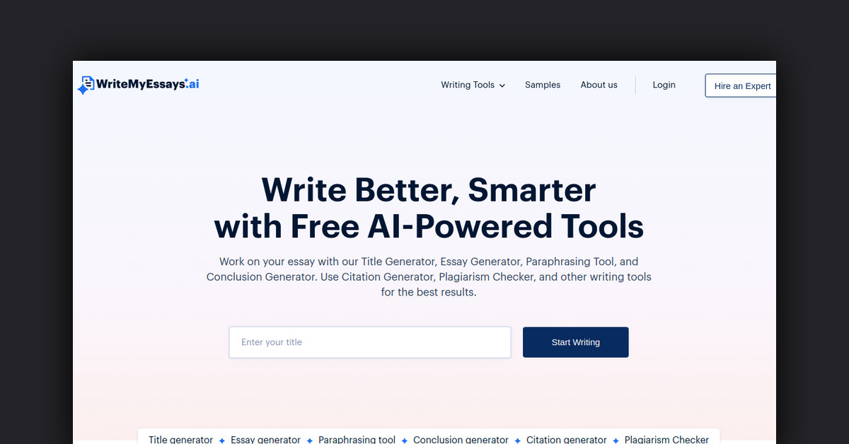 Writemyessays Showcase