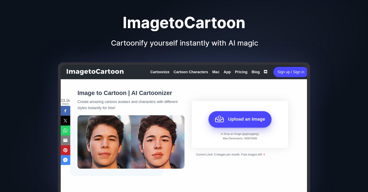 ImagetoCartoon Showcase