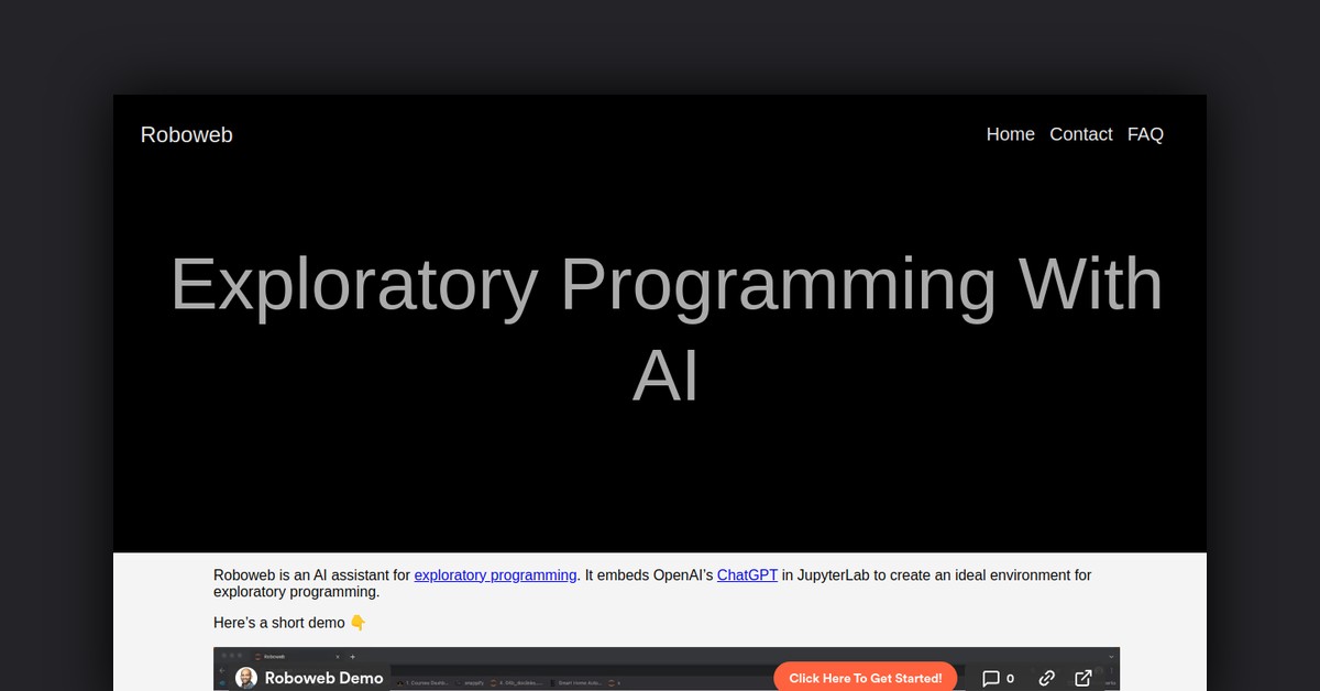Roboweb Showcase
