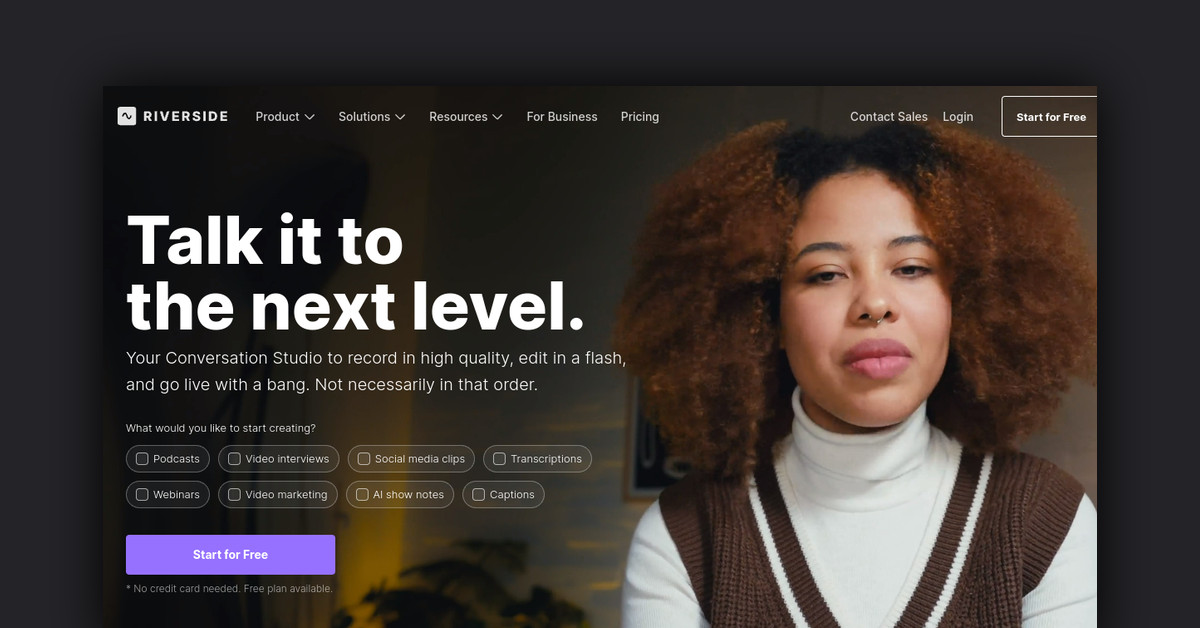 AI Transcriptions by Riverside Showcase