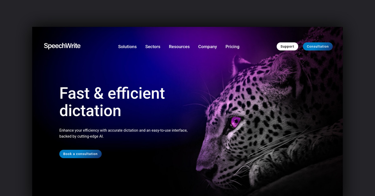 SpeechWrite Showcase