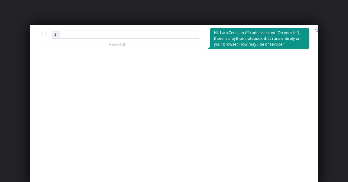 Zeus Notebook Showcase