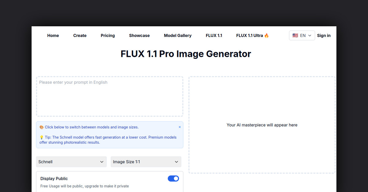 FLUX 1.1 Pro Showcase