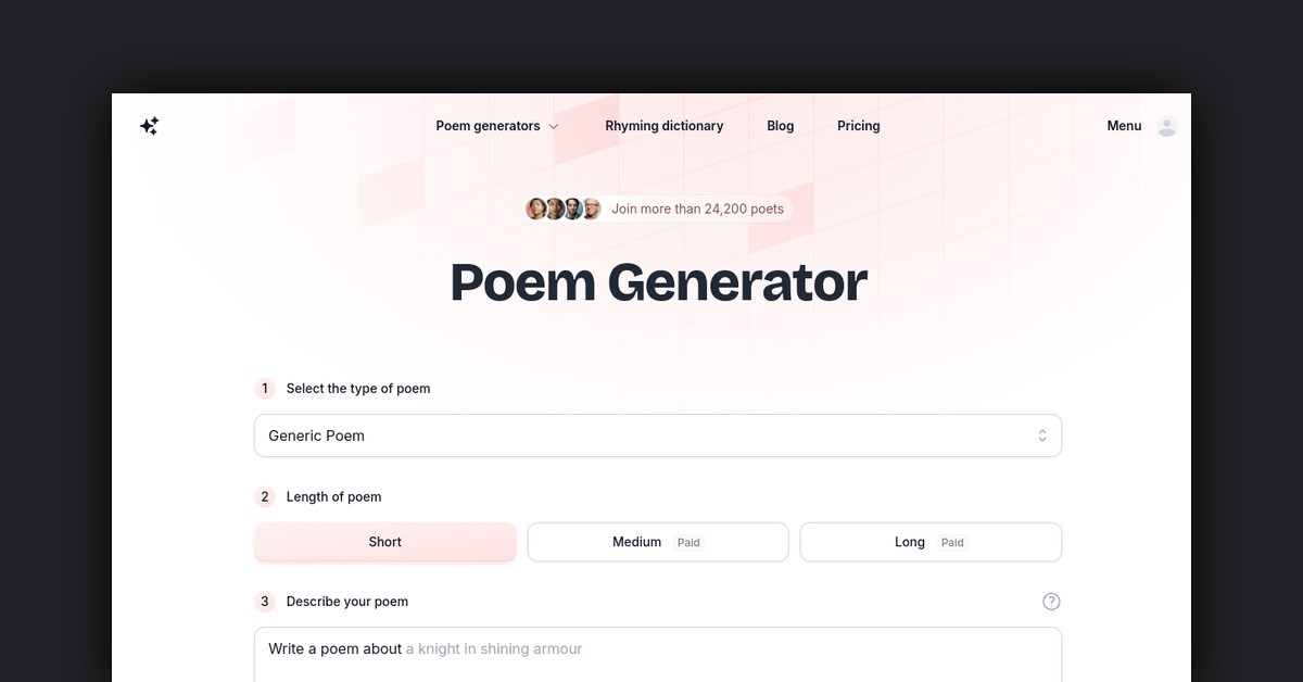 Poetry Tips Showcase