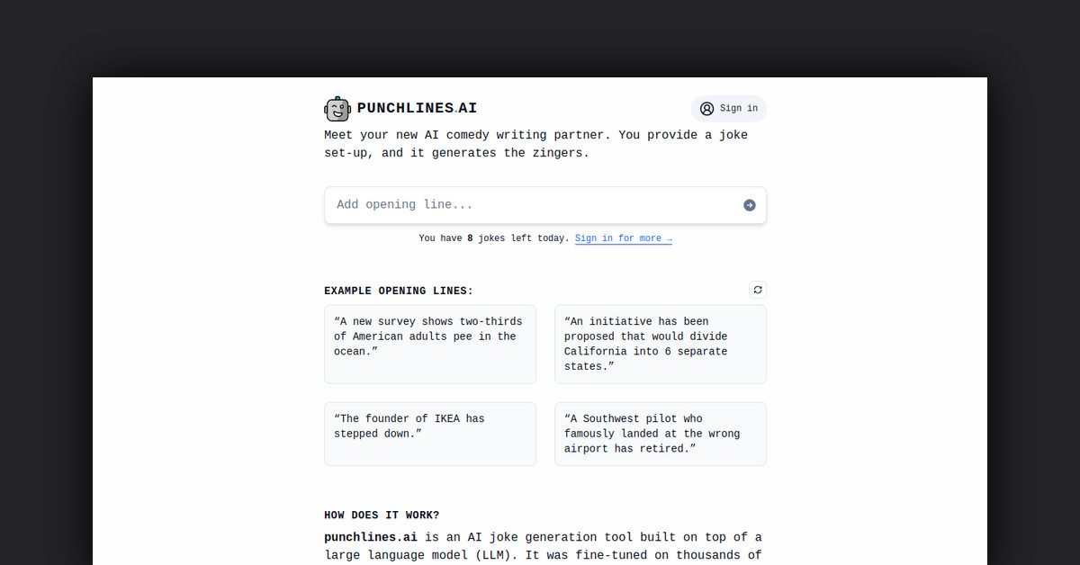 Punchlines Showcase