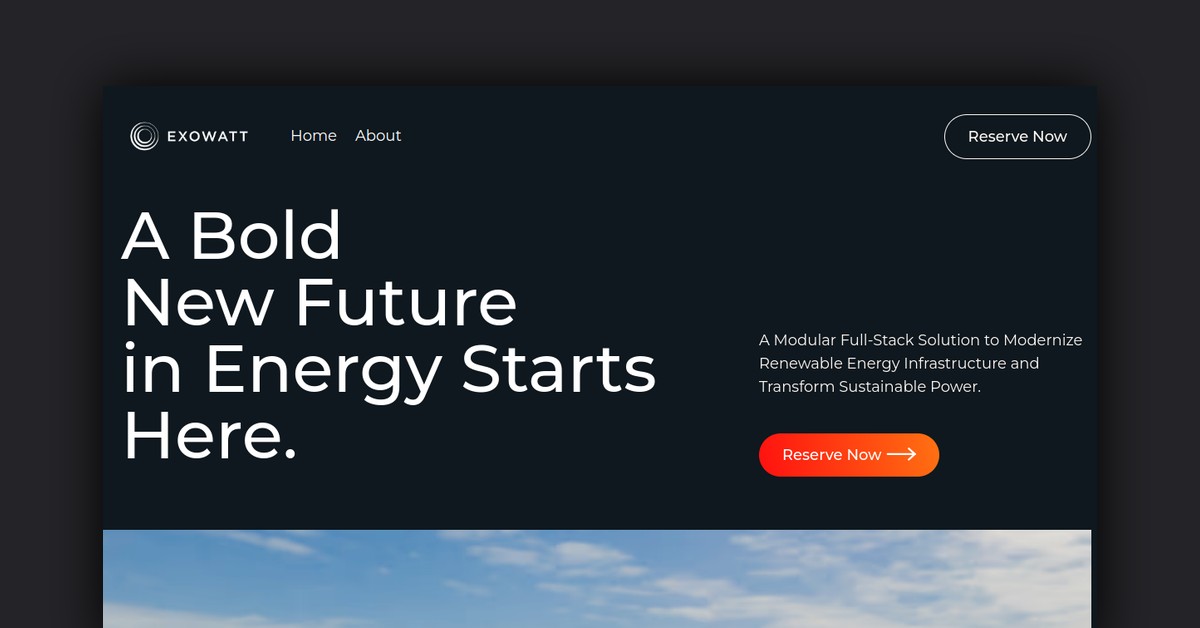 Exowatt Showcase