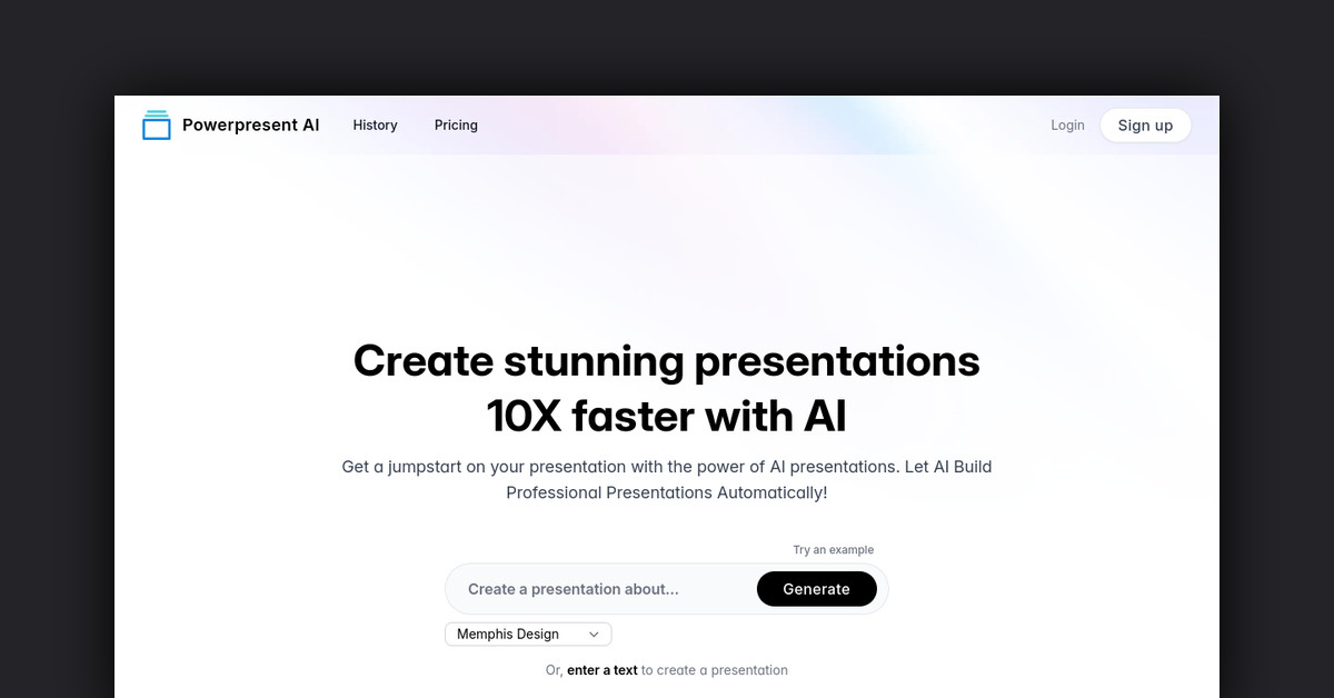 Powerpresent AI Showcase