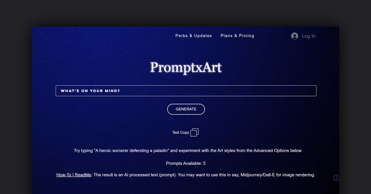 Promptxart Showcase