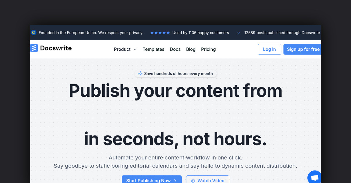 docswrite.com Showcase