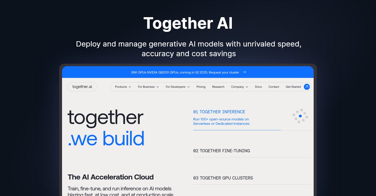 Together AI Showcase