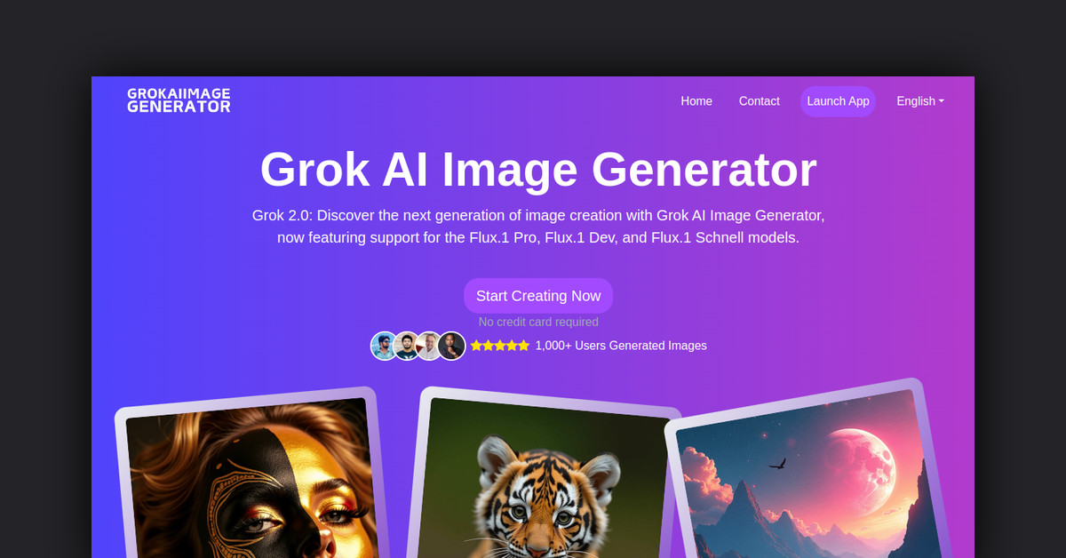 Grok AI Image Generator 2.0 Showcase