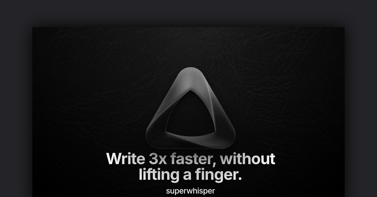 superwhisper Showcase