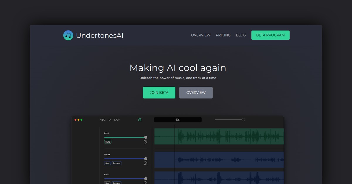 UndertonesAI Showcase