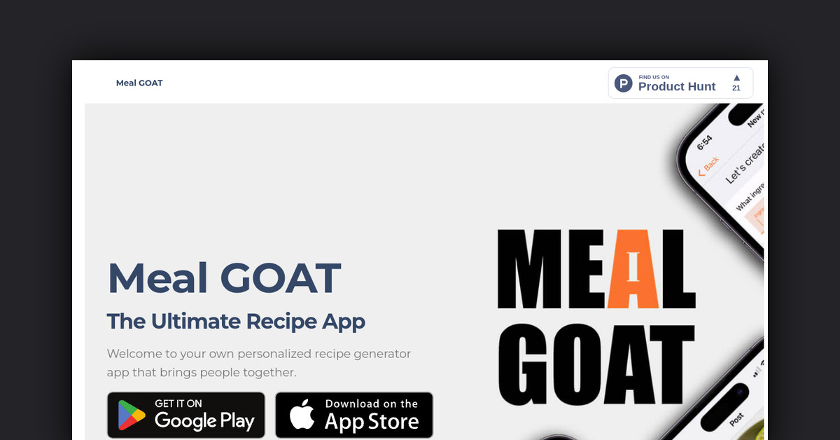 Meal GOAT Showcase