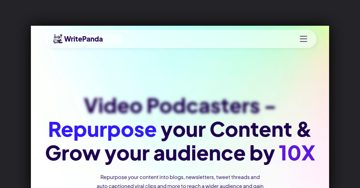 Write Panda Showcase