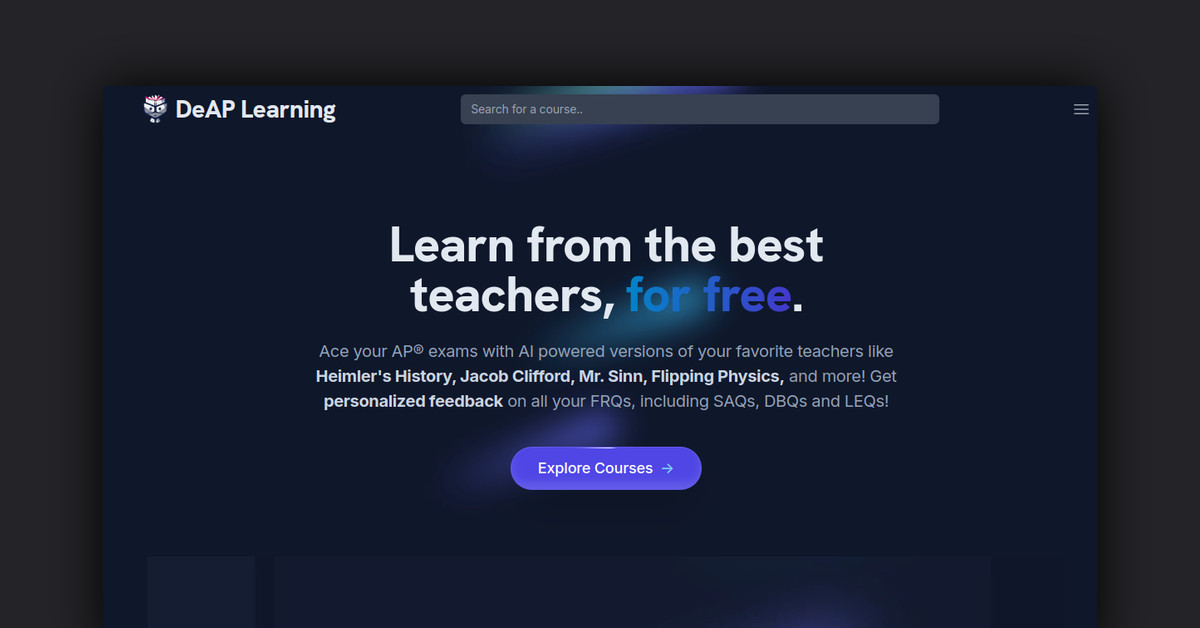 DeAP Learning Showcase