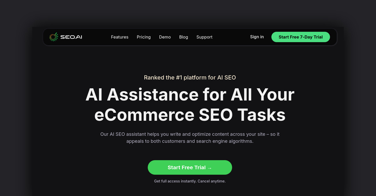 SEO.ai Showcase