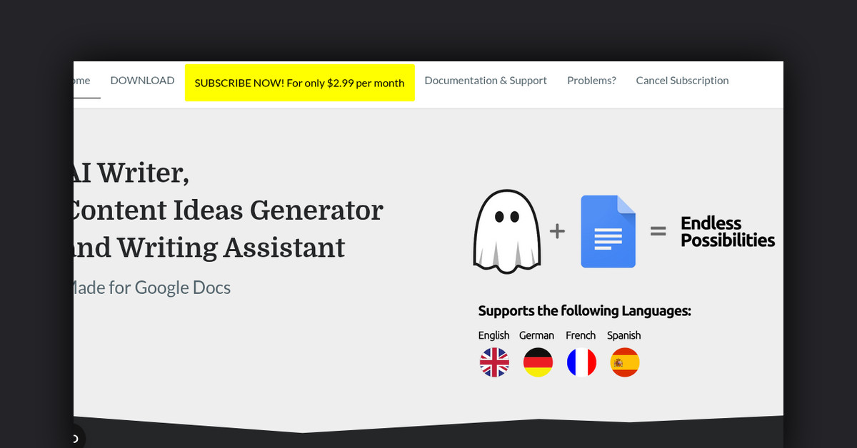 GhostWryter Showcase