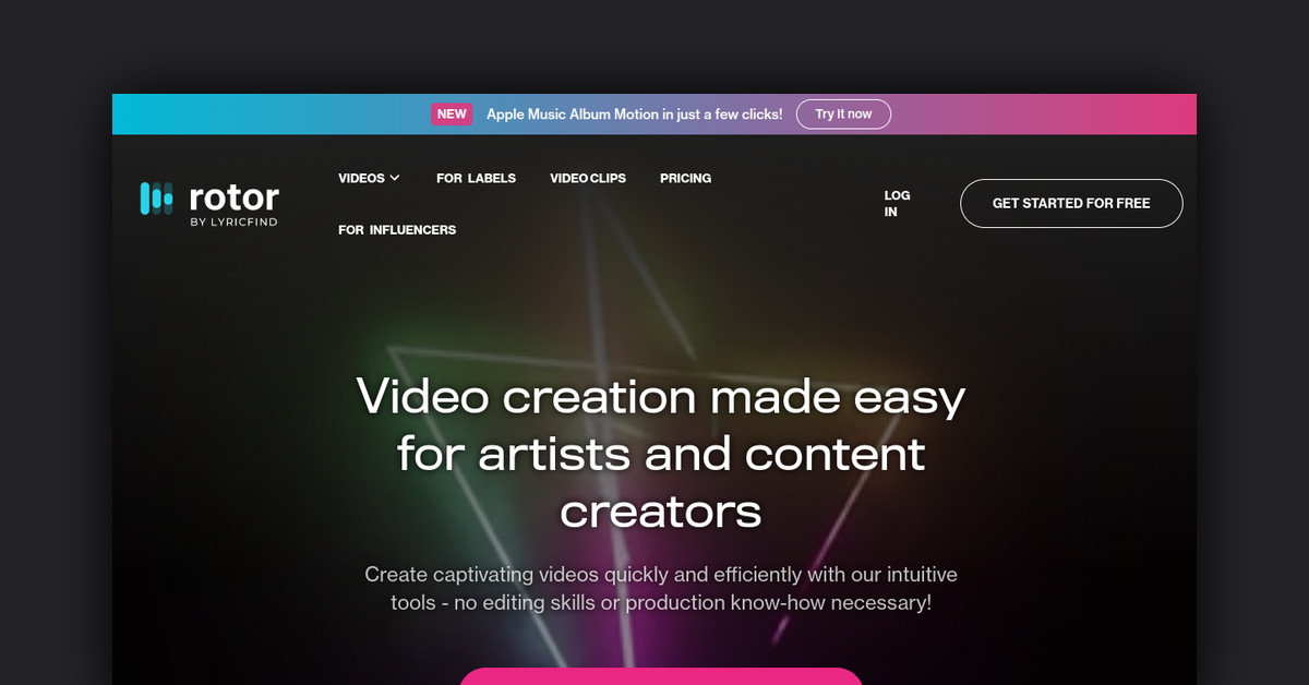 Rotor Videos Showcase