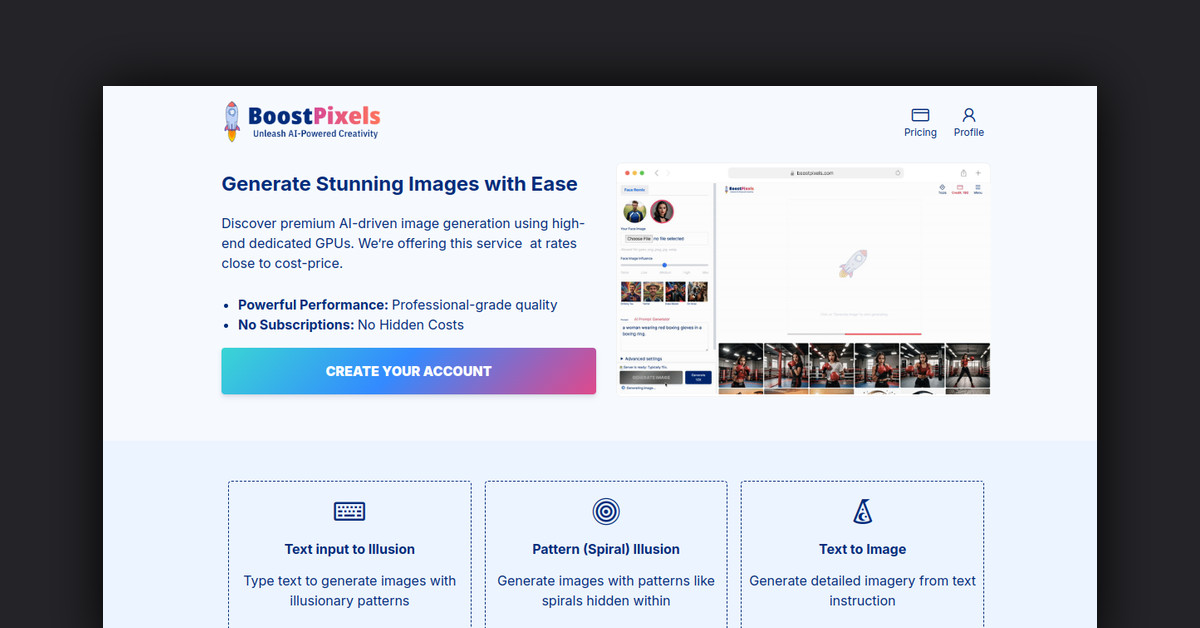 BoostPixels Vector Showcase